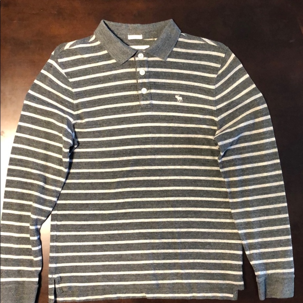 Long sleeve Abercrombie and Fitch polo.
